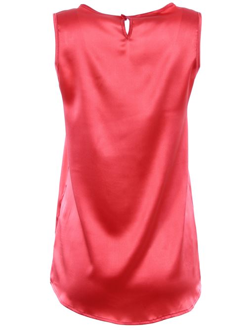 Canotta girocollo in seta SNOBBY SHEEP | 38310CORALLO